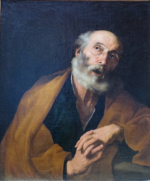 Penitent St Peter, 1627, José de Ribera