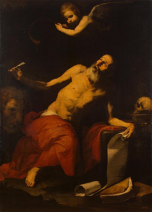 St Jerome and the Angel, 1626, José de Ribera