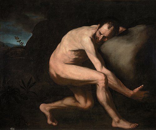 Sísifo, 1601, José de Ribera