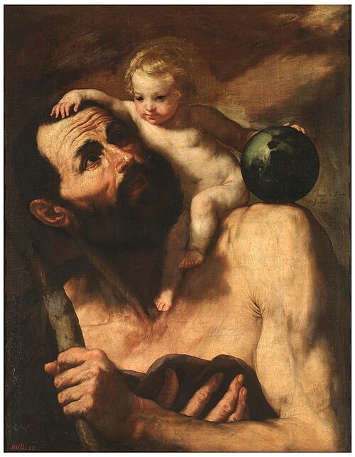 Saint Christophe, 1637, José de Ribera