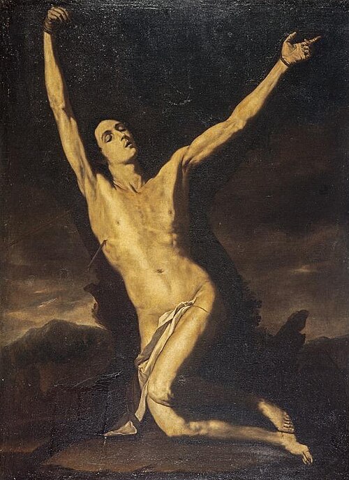 The Martyrdom of Saint Sebastian, 1700, José de Ribera