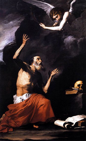 Saint Jérôme et l'Ange du Jugement, 1626, José de Ribera