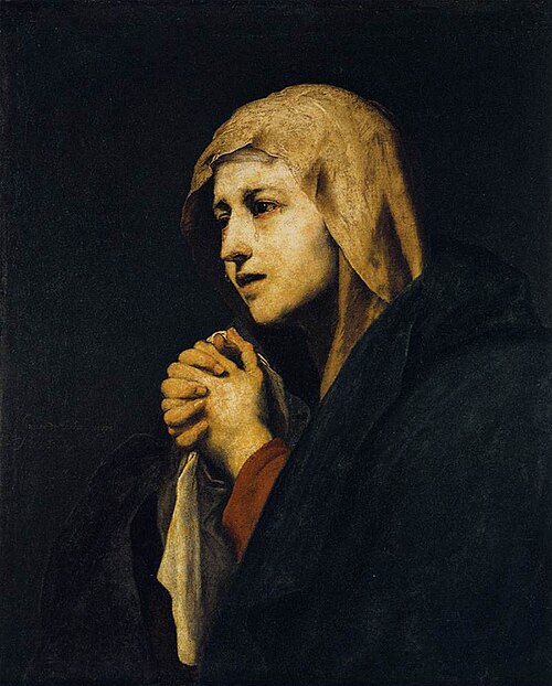 Mater Dolorosa, 1638, Jusepe de Ribera