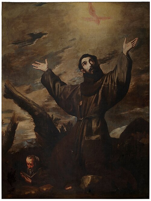 San Francisco recibe los estigmas, 1644, José de Ribera