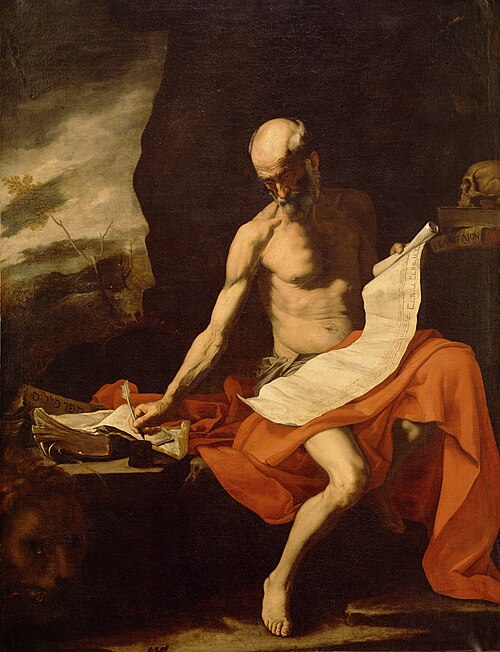 Saint Jerome in the Wilderness, 1645, José de Ribera