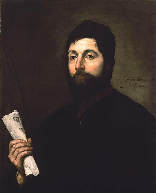 Portrait of a Musician, 1638, José de Ribera