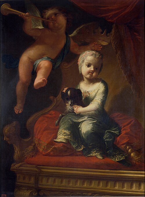 The Infanta María Isabel of Naples, Daughter of Charles III, 1745, Clemente Ruta