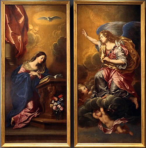The annunciation, , Nicolas Régnier