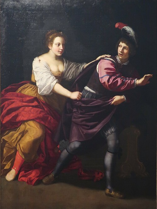 Joseph and Potiphar's Wife, 1628, Nicolas Régnier