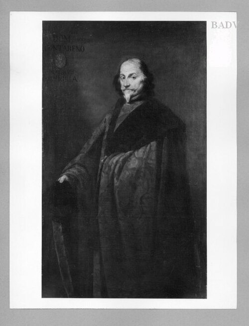 Portrait of Domenico Contarini in a red mantle, 1615, Nicolas Régnier