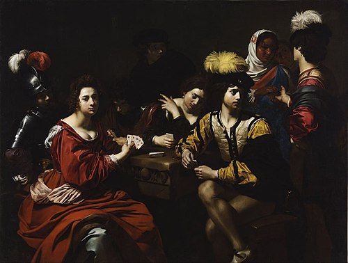 Tricheurs et Diseuse de bonne aventure, 1624, Nicolas Régnier