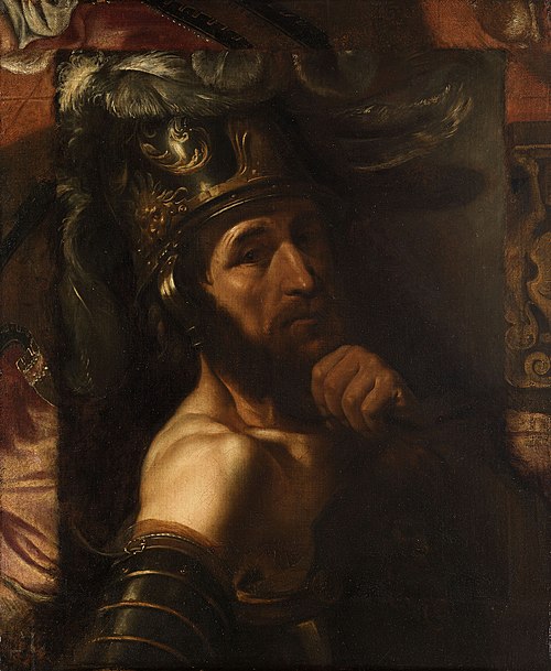 Head of a Warrior, 1645, Nicolas Régnier
