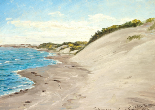 Dunes by the sea., 1902, Carl Locher
