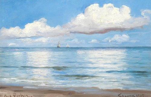 A summer day at the coast of Skagen., 1903, Carl Locher