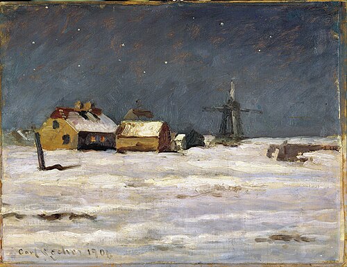 Winterlandscape Skagen, 1906, Carl Locher