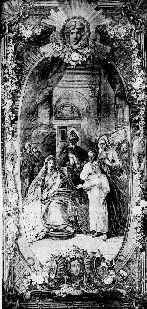 Athalie interrogeant Joas, 1763, Clément-Louis-Marie-Anne Belle