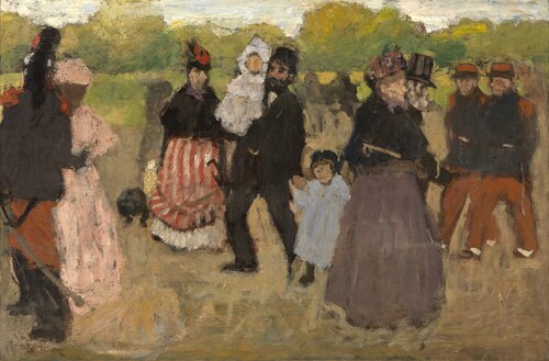 Sunday at the Bois de Boulogne, 1891, Henri Evenepoel