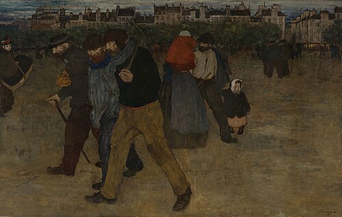 Returning from Work at Sunset, 1896, Henri Evenepoel