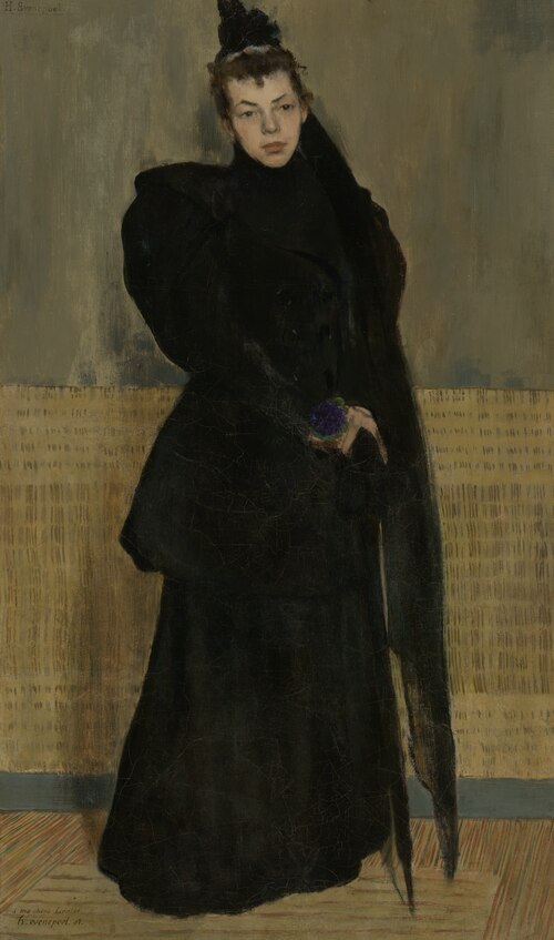 Louise in Mourning, 1894, Henri Evenepoel