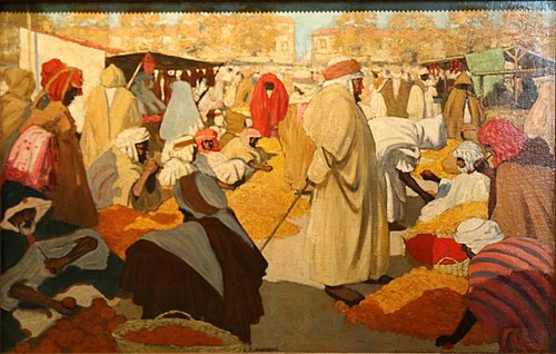 Marché d'oranges à Blida, 1898, Henri Evenepoel