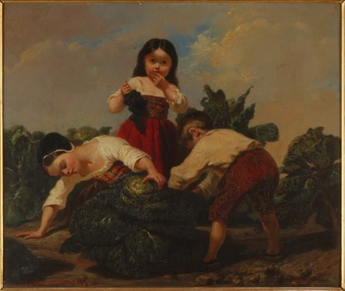 Voilà comment les enfants viennent, 1838, Clément Boulanger