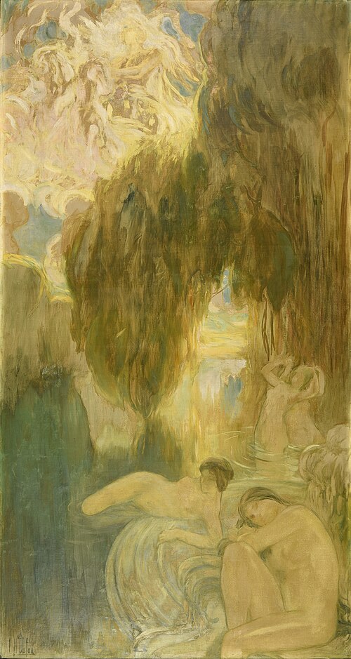 Les Baigneuses, 1950, Clémentine-Hélène Dufau