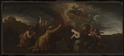 Das Opfer Noahs, , Giovanni Francesco Romanelli