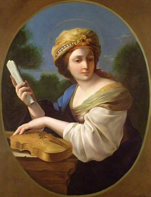 Saint Cecilia, 1650, Giovanni Francesco Romanelli
