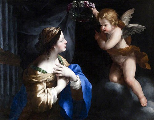 Saint Cecilia, , Giovanni Francesco Romanelli