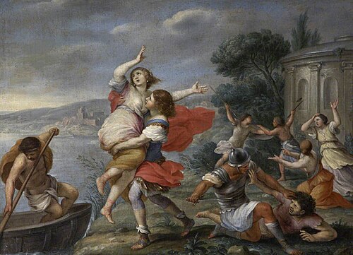 Helen Carried Off by Paris, , Giovanni Francesco Romanelli