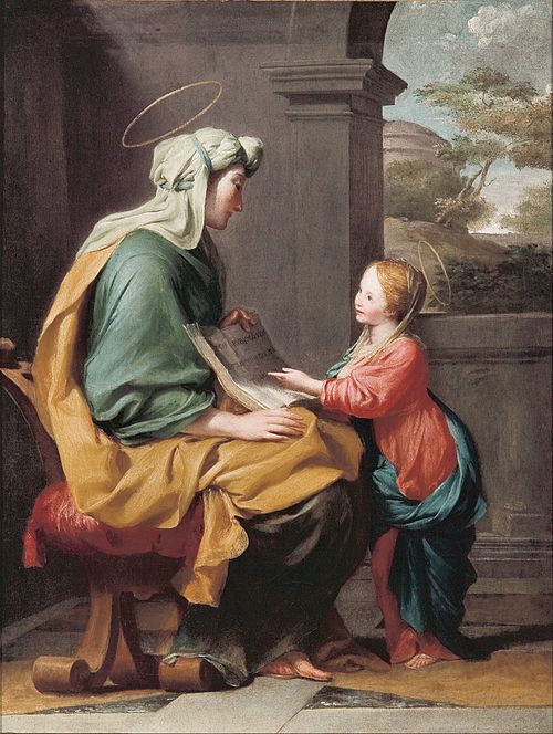 L'Éducation de la Vierge, 1630, Giovanni Francesco Romanelli