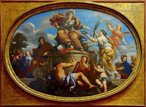 La glorification de la France, 1656, Giovanni Francesco Romanelli