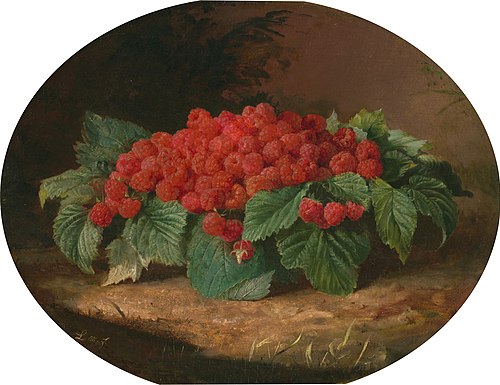 Raspberries, 1859, Lilly Martin Spencer