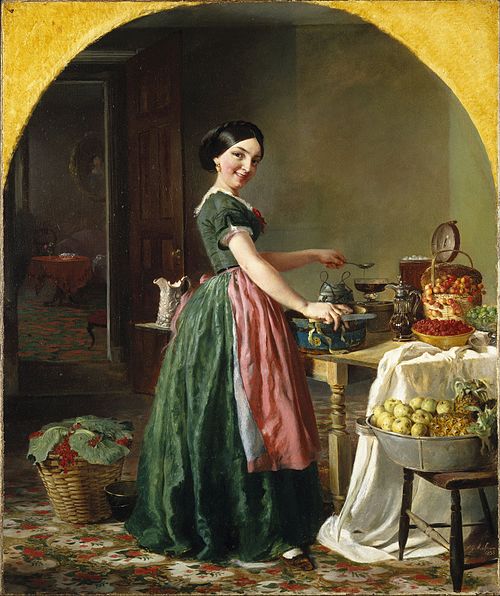 Kiss Me and You'll Kiss the 'Lasses, 1856, Lilly Martin Spencer