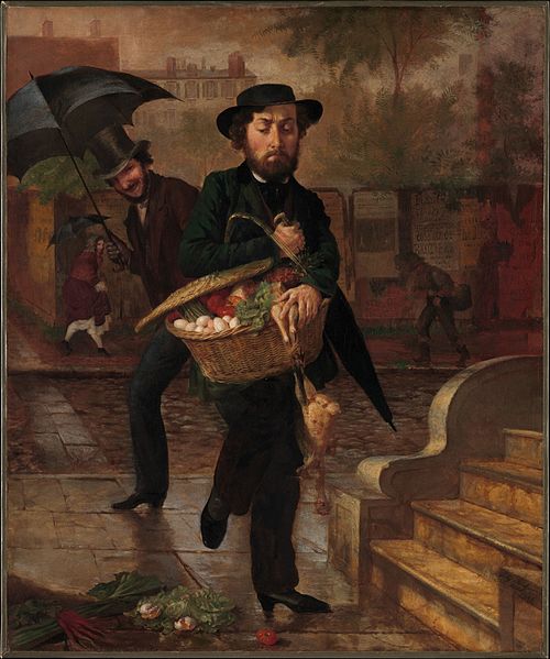 Young Husband: First Marketing, 1854, Lilly Martin Spencer