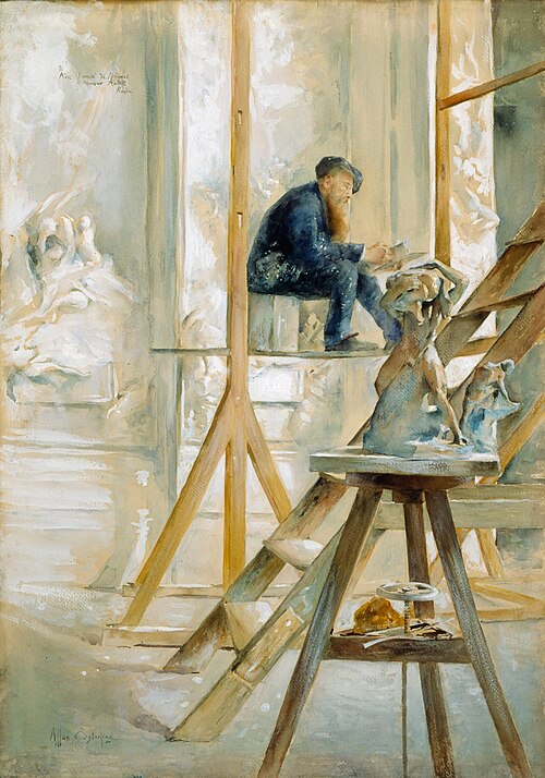 Portrait of Rodin in his Studio, 1889, Allan Österlind