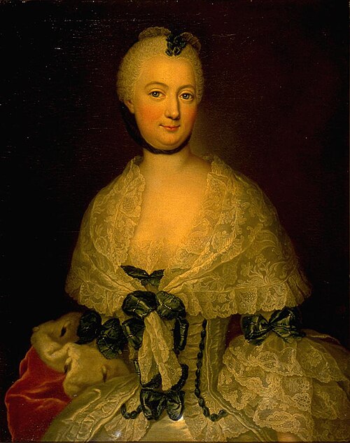 Portrait d'une dame, 1754, Anna Rosina de Gasc