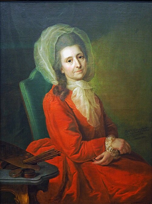 Autoportrait, 1782, Anna Rosina de Gasc