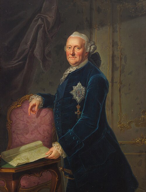 Herzog Ferdinand (1721-1792) von Braunschweig - Wolfenbüttel, Kniestück, 1773, Anna Rosina de Gasc