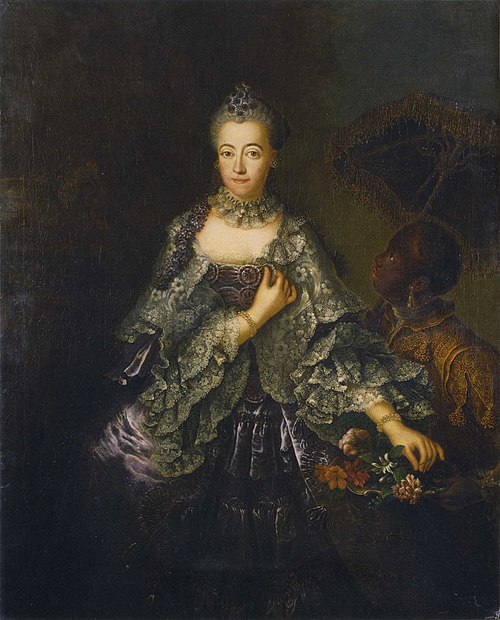 Portrait of Anna Elisabeth Luise von Preußen, 1756, Anna Rosina de Gasc