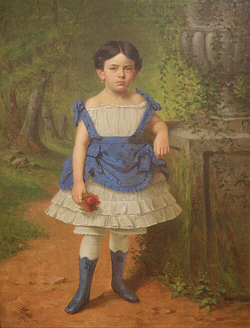 Elizabeth Moerlein Portrait, 1869, 1869, Henry Mosler