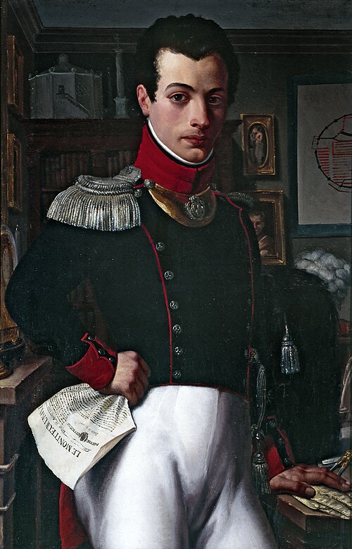 Portrait d'un architecte en costume d'officier de la garde nationale, 1829, Constant Mongé-Misbach