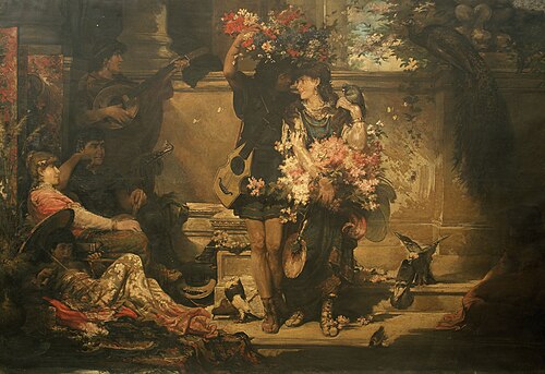 Lovers, 1885, Constant Montald