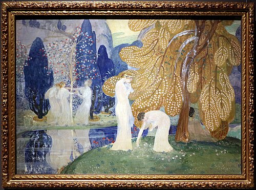 Nymphes dansant, 1898, Constant Montald