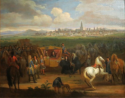 Louis XIV recevant les clés de Strasbourg, , Constantyn Francken