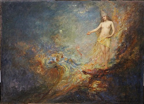 La semeuse d'étoiles (nébuleuse Orion), 1925, Consuelo Fould