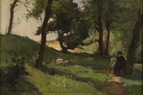 In the Dunes, 1902, Johannes Evert Akkeringa