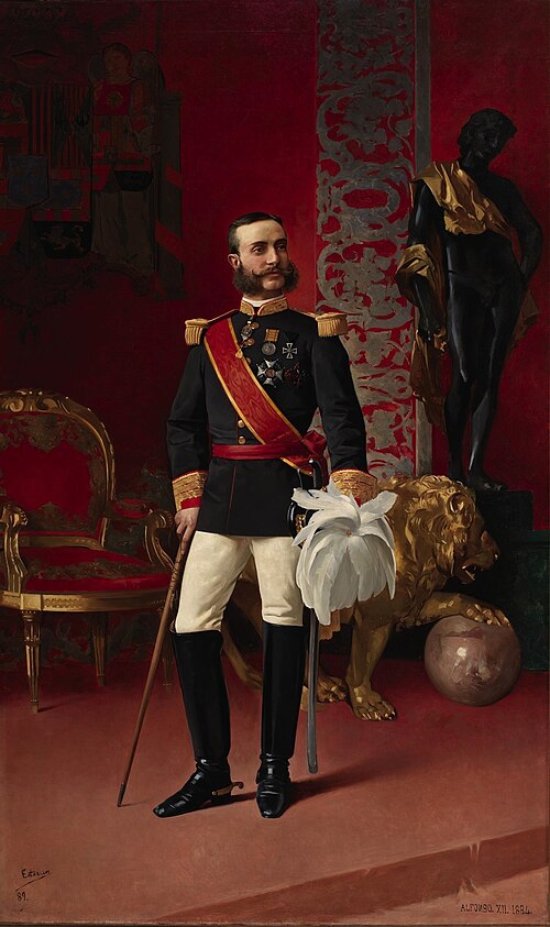 Alfonso XII, 1889, Enrique Estevan y Vicente