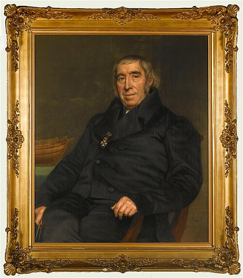 Portrait of Cornelis Jan Glavimans (1795-1857), 1841, Cornelis Cels