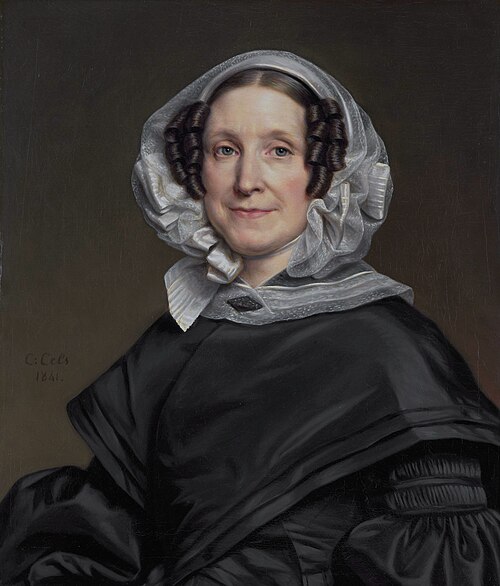 Aryna van der Pot (1786-1850). Wife of N. J. A. C. Hoffmann, 1841, Cornelis Cels